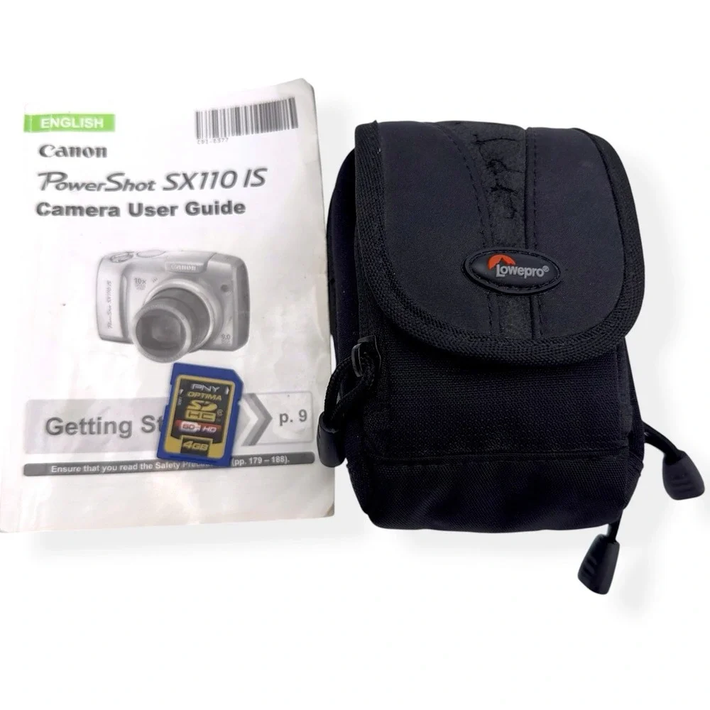 Canon PowerShot SX110 IS 9.0MP Digital Camera 10X Optical Zoom- Tested & Working